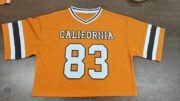 Custom Sexy Streetwear American Football Jersey Men Fans Design Mesh Embroidery Stitched Breathable Short Cheerleading Crop Top - Image 2