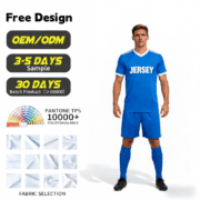 Custom Football Shirt Print Name Number Soccer Wear Quick Drying Soccer Jersey Polyester Breathable Men Sports Football Jersey - Image 5