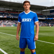 Custom Football Shirt Print Name Number Soccer Wear Quick Drying Soccer Jersey Polyester Breathable Men Sports Football Jersey