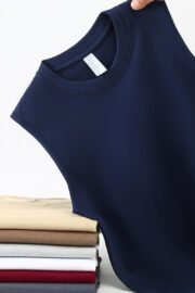 Cool-feeling Sports Men's Sleeveless T-shirt Fashion tank Top Men Gym Quick Dry Sport Vest - Image 4