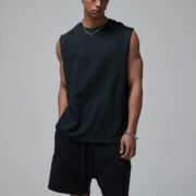 High Quality Eco-Friendly Anti-Wrinkle Men's Vests Sporty Gym Activewear Breathable Knitted Vests Workout Tank Tops