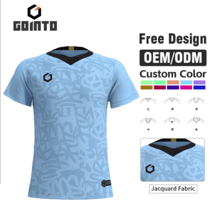 GOINTO Men's 2026 Breathable Mesh Football Jersey with Panel Design for Maximum Airflow Cooling Lightweight Quick Dry