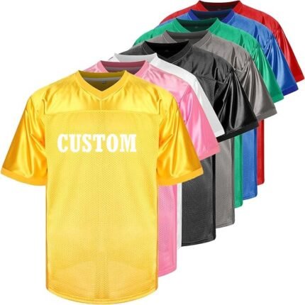 Factory Breathable Football Shirt Polyester American Custom Sublimation Embroidery Nameless Soccer Jersey Blank Uniform