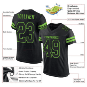 Factory Wholesale Men's American Football Jerseys Custom Stitched Patch Embroidery Short Sleeve Shirts and Shorts - Image 2