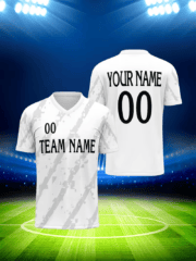 Custom Club Football Training Jersey Breathable Quick Dry Polyester 3D Sublimation Embroidery Team Name Number Match Short Tops - Image 4