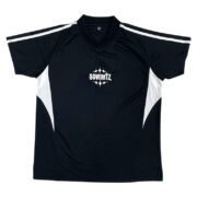 Custom Design Quality Black Club Football Jersey Soccer Uniform 100% Polyester Breathable Quick Dry Short Sleeve V-neck - Image 2
